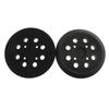 Disco de Lija Eléctrico Negro de 5 Pulgadas 8 Agujeros 4 Ojos Disco Autoadhesivo para Lijado y Pulido de Automóviles Disco de Lijado para Carpintería
