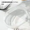 Bolsa de Almacenamiento Transparente para Cable de Datos, Mini Bolsa Portátil Linda para Viaje, Almacenamiento de Maquillaje para Labial y Polvera, Cable de Carga Pequeño