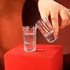 Vasos de Licor con Forma de Manzana Verde para Uso Doméstico, Clubes de Hotel, Ktvs; Vasos de chupito, Vasos de bala, Vasos pequeños de sake, Copas de vino pequeñas