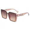 Gafas de Sol de Marco Grande Estilo Coreano Nuevas Primavera 2025 para Hombres y Mujeres Súper Geniales Protección Solar Protección UV Gafas de Sol