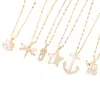 Colar de Aço Titânio Banhado a Ouro Real Moda Microincrustado com Diamante Corrente de Clavícula Feminina Nicho Elegante Celebridade da Internet Joias de Luxo Leve Atacado