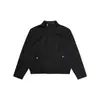 Chaqueta Harrington de Rayas Estilo Americano Reversible con Cuello Alto para Hombre y Mujer, Estilo Nuevo, Estilo Old Money, Sencilla y Versátil para el Viaje Diario, a la Moda