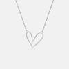 Collar de Plata de Ley 925 Amor Nuevo Diseño Versátil Estilo Retro Japonés Coreano Ins Europeo y Americano Amazon Más Vendido