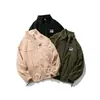 Yidao Vintage Outono Nova Chegada Estilo Japonês Exterior Patchwork Bordado Design Gola Alta Cardigan de Lã com Capuz Masculino