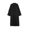 Abrigo Largo Estilo Británico Wanwei para Mujer 2025 Otoño Nuevo Cintura con Cordón Largo Gabardina Texturizada P3717