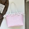Bolsa de Hombro Nueva de Nicho Bolso de Mano Diseño de Gran Capacidad Casual Transfronteriza Encaje Fresco 2025 Bolso de Hombro Bolsa