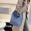 Bolso Cubo Vintage Estilo Coreano Otoño/Invierno 2025 para Mujer, Bolso de Hombro Único para Debajo del Brazo, Bolso de Mano Tote de Moda para Viajes Diarios