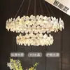 Candelabro de Cristal con Rama Minimalista y Lujoso para Comedor de Villa, Escalera Única, Mesa de Isla de Gama Alta, Lámpara de Techo de Forma Irregular Nueva