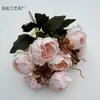 Buquê Exquisito de Peônias Simuladas com 7 Flores, Decoração com Flores Artificiais, Decoração de Sala de Estar, Decoração Floral, Flor de Seda, Arranjo de Flores Elegante