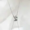 Elegante Collar de Acero Titanio con Letra H para Mujer, Lujo Ligero Nuevo Modelo 2026, Cadena para Clavícula, Cadena para el Cuello de Nicho, Accesorio de Moda de Gama Alta