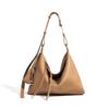 Nova Bolsa de Axila de Nicho com Grande Capacidade, Estilo de Moda High-End 2026, Bolsa Tote Simples para o Dia a Dia em Preto e Preto-Roxo