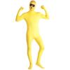 Disfraz de Mono Invisible con Expresión Amarilla Divertida de Halloween para Adultos Disfraz Divertido de Fiesta para Hombres y Mujeres