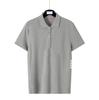 Tb Nuevo Polo Casual de Verano para Mujer de Manga Corta con Cuello de Solapa Versátil Mismo Estilo para Hombre y Mujer Cintura Polo de un Solo Lado