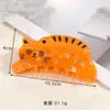 Yhj Accesorios para el Cabello Animal Clip de Acetato de Gama Alta Lindo Clip para el Cabello de Gato Dálmata Clip Grande de Tiburón en la Parte Posterior de la Cabeza