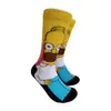 Calcetines de punto Suri Suministro transfronterizo Calcetines de media pantorrilla de moda Animación de dibujos animados Personalizados creativos Calcetines de algodón Jacquard