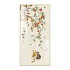 Caqui Ruyi pintura decorativa para pasillo estilo chino nuevo pasillo de entrada mural moderno minimalista para el hogar pintura colgante de porcelana de cristal