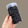 Goma Elástica Negra para el Cabello para Mujer, Alta Elasticidad, Accesorio para el Cabello Duradero, Diadema Elegante, Anillo de Goma para el Cabello