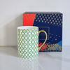 Conjunto de Xícara e Pires de Café em Porcelana Real Russa Série Estrela Conjunto para Chá da Tarde Conjunto de Chá Imperial Russo Caneca