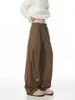 Suministro Directo de Fábrica Pantalones de Pana para Hombre 2024 Invierno Nuevos Forrados de Polar Engrosados Marca de Tendencia Sueltos Rectos Casuales