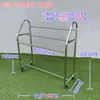 Estante Móvil de Acero Inoxidable para Guardería Estante de Almacenamiento Estante para Pañuelos de Niños Estante para Pañales Suministros de Educación Infantil Toalla