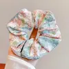 Elástico de Cabelo com Laço de Renda Estilo Coreano para Meninas, Corda Fofa para Coque, Acessório de Cabelo de Alta Elasticidade
