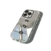 Aplicable a iPhone 18 Pro Max Funda de Teléfono de Cachorro Schnauzer de Dibujos Animados Carcasa de Crema Espejo Funda Protectora Apple 17