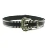 Comercio Exterior Estilo Punk Trendy Cinturón de Uñas de Sauce para Mujer Personalidad Simple Estilo INS Cinturón Decorativo de Alta Gama Cinturón para Jeans