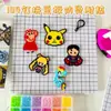 Pães Fritos e Caneta de Feijão Estilo Caneta de Feijão Dispensa Feijões Pressionando Mão DIY Conjunto de Mosaico de Feijão Infantil Acessórios