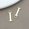 1 Peça de Pingente de Letra Colorido Preservado Pendurado Estilo Coreano Acessórios para Joias DIY Pingente de Liga Brincos Colar Pacote de Material Artesanal
