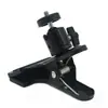 Soporte de Flash Metálico con Movimiento Pan/Tilt Pinza Esférica Potente Pinza para Fondo Pan/Tilt Soporte Fijo de Escritorio