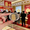 Adesivo de celular de ouro puro 999 Shuibei, casa do tesouro, gato da sorte, Deus da Riqueza, adesivo de ouro de princesa, atraindo clientes, presente para loja de ouro, ouro