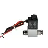 Válvula solenoide bidirecional tipo normalmente fechada 2V025-06/2V025-08 1/8, 1/4 liga de alumínio e 1/4 aço inoxidável