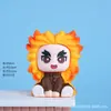 Novo Conjunto Completo de Figuras de Resina Demon Slayer Versão Q Figuras de Anime Bonecos de Presente Caixa Surpresa Mercadoria Atacado