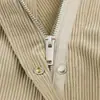 Fabricante mayorista de ropa de mujer transfronteriza 2026 Estilo europeo y americano color liso versátil entallador a la cintura gabardina corta flockeada