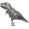 Novo Balão de Dinossauro Andante Tridimensional Pé Triceratops Brontossauro Balão de Folha de Alumínio Balão de Brinquedo Infantil