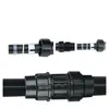 Conector Rápido para Tubería de PE, Accesorios para Tubería de Agua de PE, Válvula de Tres Vías de Cambio Rápido, Codo Recto de 6 Puntos con Rosca Macho y Hembra