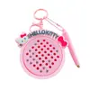 Chaveiro Descompressão Desenho Animado Sanrio Bola de Aço Magnética Chaveiro Mochila Pequeno Pingente Chaveiro de Descompressão para Casal Enfeites para Pendurar