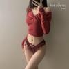 Sexy Lace Hollow Cintura Baixa Puro Respirável Japonês Pure Princess Estilo Sweet Lace Underwear Feminino B30