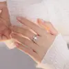 Anillo de Saturno para Mujer, Elegante y Lujoso, Apilable, Nuevo Diseño de Moda, Anillo Abierto Ajustable, Anillo Popular Versátil para el Dedo Índice
