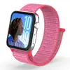 Adequado para Pulseiras de Nylon para Apple Watch, Pulseiras de Tecido de Nylon para Apple Watch, Pulseiras de Argola de Velcro