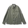 Camisa de trabajo para hombre, primavera y otoño, estilo japonés, retro, holgada, informal, de color sólido, sencilla, combina con todo, moderna.
