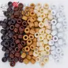 Cuentas de Agujero Grande 6*9 para Rastas, Cuentas Sueltas para Educación Infantil Temprana de Jardín de Infancia, Cuentas para Manualidades DIY, Cuentas de Plástico Pony, Cuentas Pequeñas de Barril