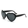 Gafas de Sol de Corazón de Moda 2025 Estilo Trendy de Influencer Geniales Mismo Estilo que para Transmisiones en Vivo Gafas de Sol para Mujer Versátiles para Posar