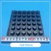 Almohadillas Anticolisión para Muebles de Gabinete Plano, Almohadillas Anticolisión con Adhesivo Posterior, Almohadillas de Silicona con Adhesivo Posterior, Amortiguadoras y Antideslizantes