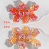 Cambio de Color 2.5 Agujero Recto Facetada Estrella de Cinco Puntas 20mm Cuentas Resistentes Cuentas Sueltas Cadena de Teléfono Kit de Materiales para Accesorios DIY