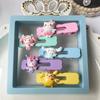 Nuevo Estilo Coreano Clip de Pato de Aleación Sin Costuras Dibujos Animados Pasador para Niños Caja de Regalo Pinza para Flequillo Pinza Lateral Set de Tocado Caja