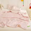 Comercio Exterior Niños Dibujos Animados Clase A 50 Lyocell Tencel Colcha de Verano Lavable a Máquina Fibra de Soja Colcha Delgada Fresca de Verano con Sensación Fresca