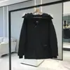 Jaquetas de Penas Big Goose 13 Expedição Pele de Lobo Canadense Parka Acolchoada Masculina de Comprimento Médio Jaqueta 2062Ma