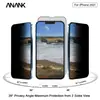 Para iPhone11/12/13Pro max película templada ANANK2.5D protector de pantalla para teléfono móvil antiespía