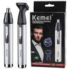 Cortapelos Nasal Eléctrico Kemei Multifuncional Triple en Uno para Hombre KM-6651 Recortador de Vello Nasal Reparador
